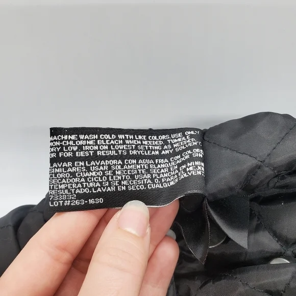 A.n.a Black Hooded Coat Jacket w/ Pockets - Picture 6 of 6